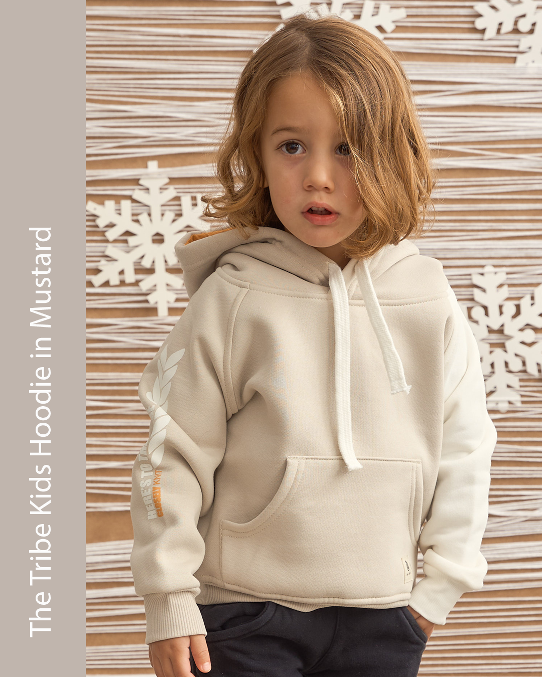 The Tribe in Mustard Kids Hoodie (HOODIE ONLY)