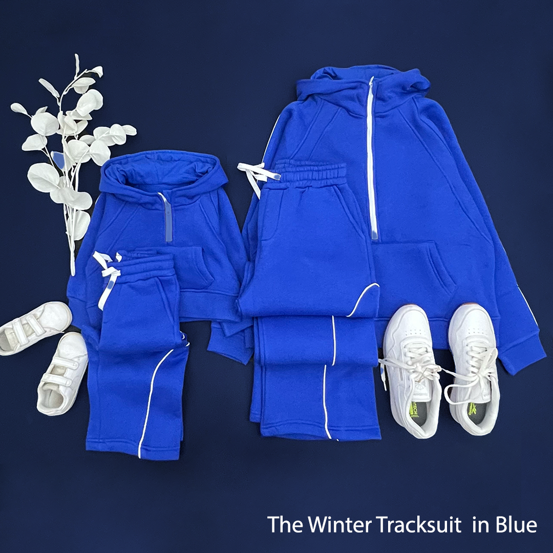 The Winter Tracksuit in Blue For Adults