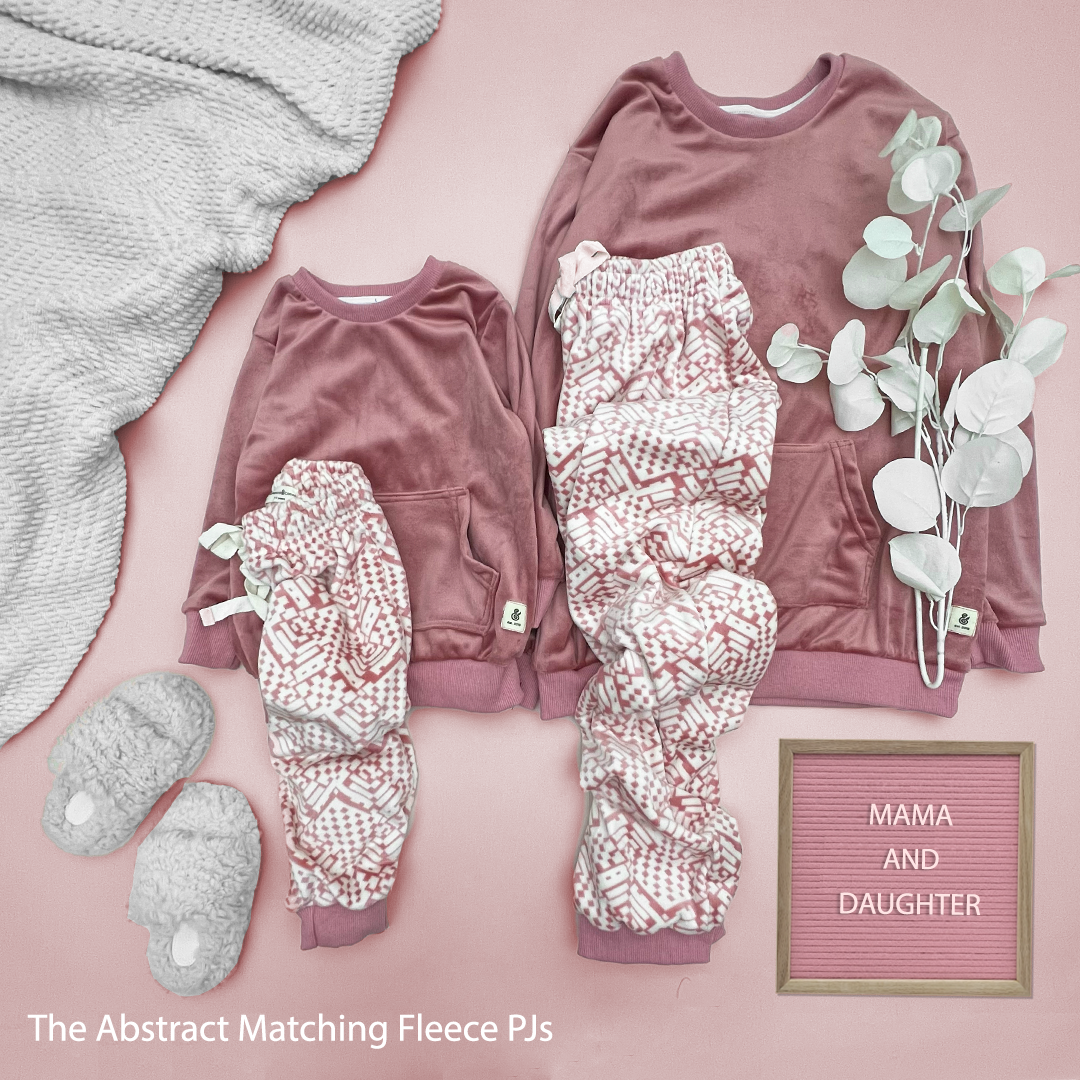 The Abstract Women Fleece PJs