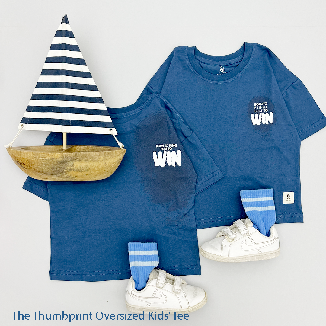 The Thumbprint Oversized T-Shirt ONLY For Boys