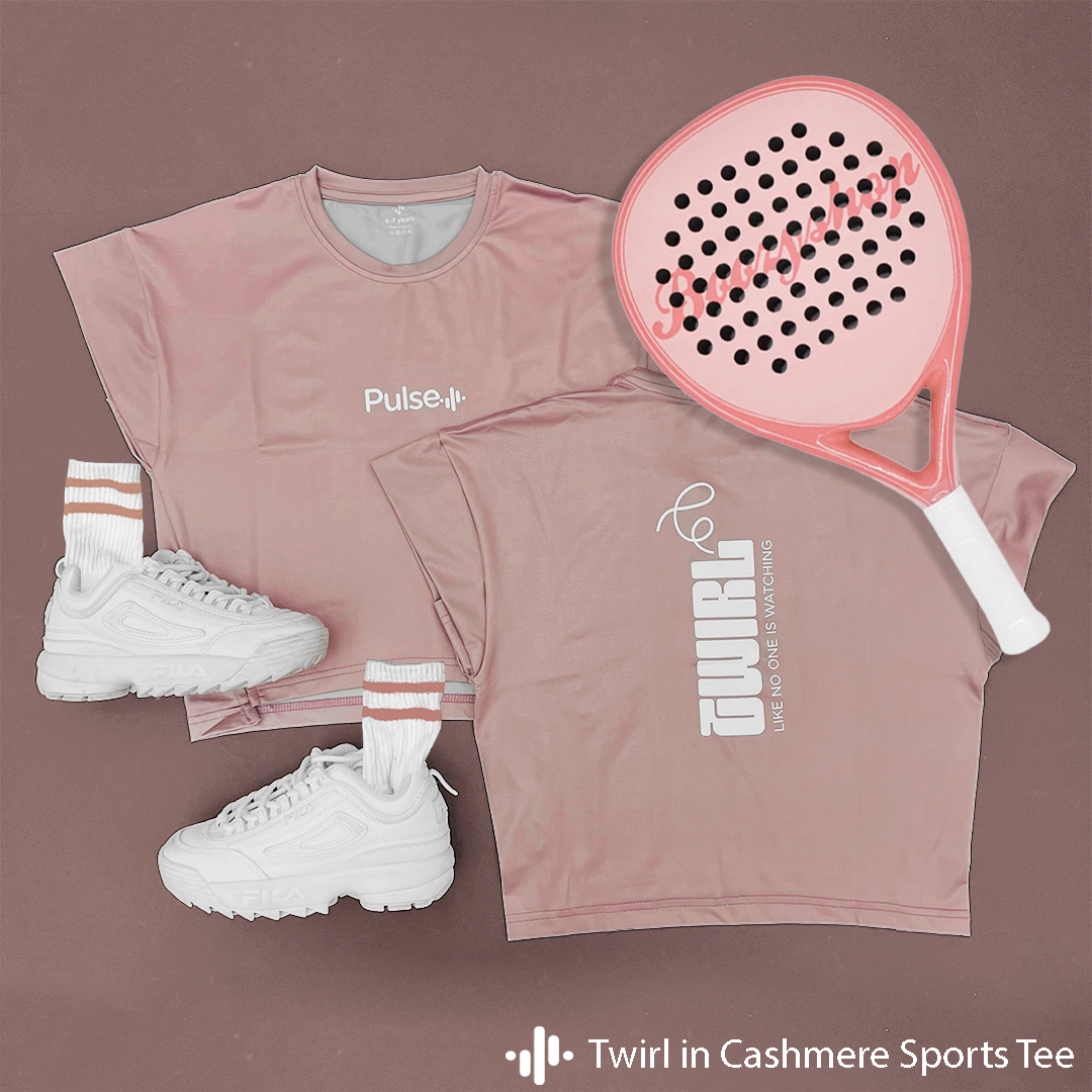 Twirl in Cashmere Girls Sports Tee