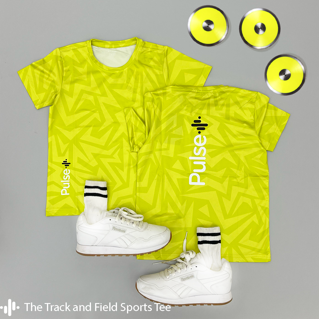 Track & Field in Lime Sports Tee