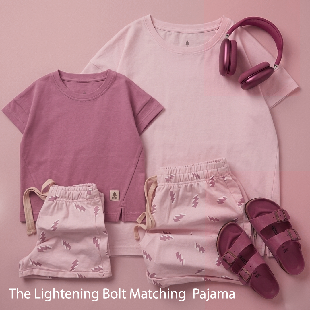 The Lightening in Pink Women PJs