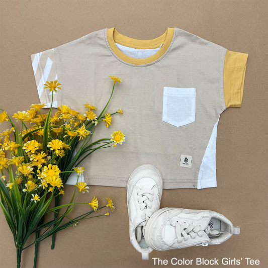 The Color Block T-shirt ONLY For Girls