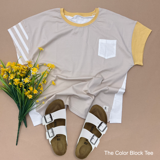 The Color Block T-shirt ONLY for Women