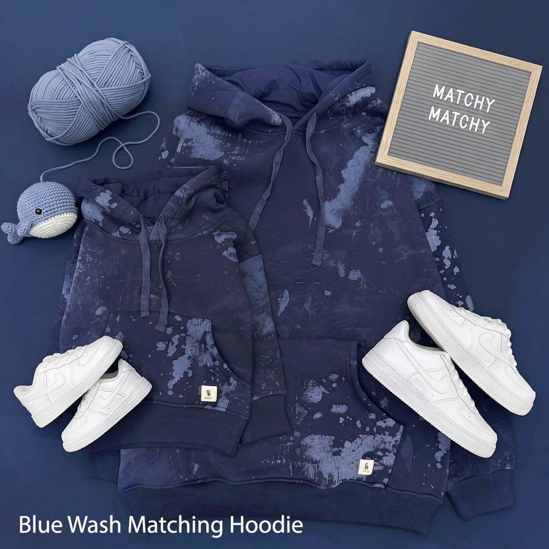 The Blue Wash Adult Hoodie (HOODIE ONLY)