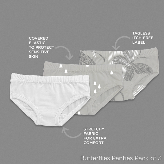 Butterflies Panties (Pack of 3)