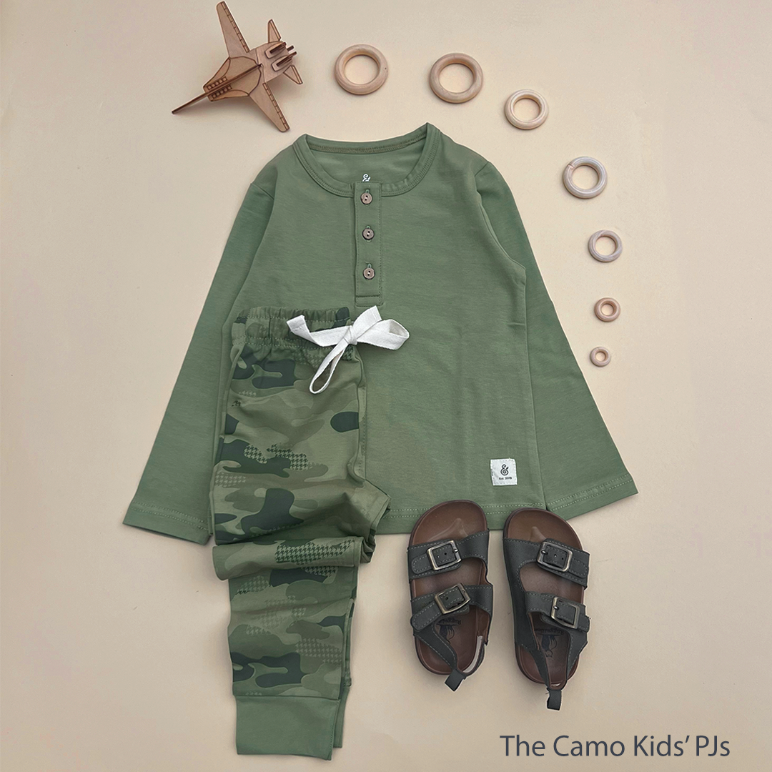 The Camo in Olive Fall Men PJs
