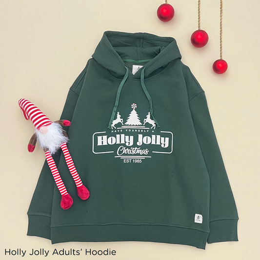The Holly Jolly Adult Hoodie (HOODIE ONLY)