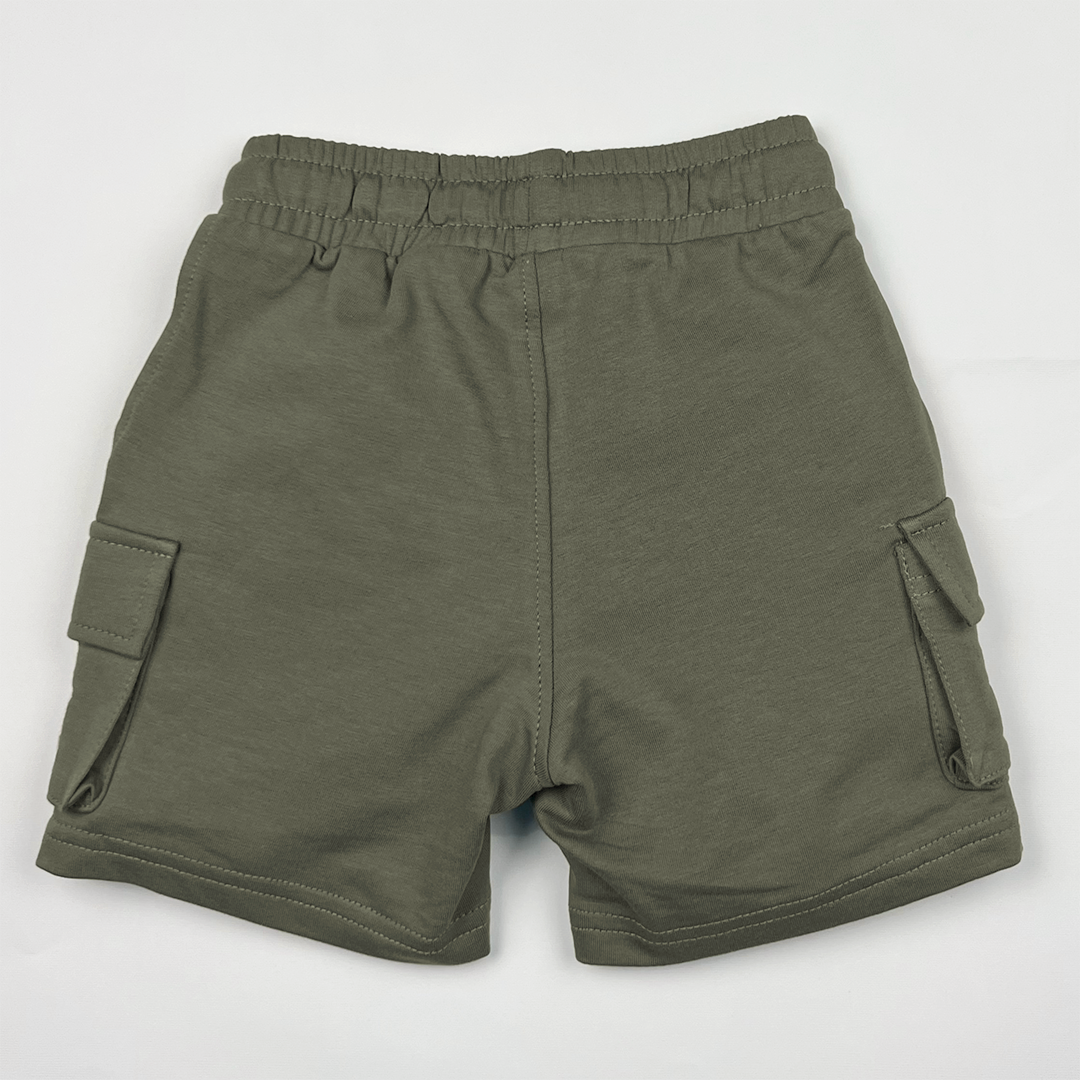 Olive Cargo Men Shorts