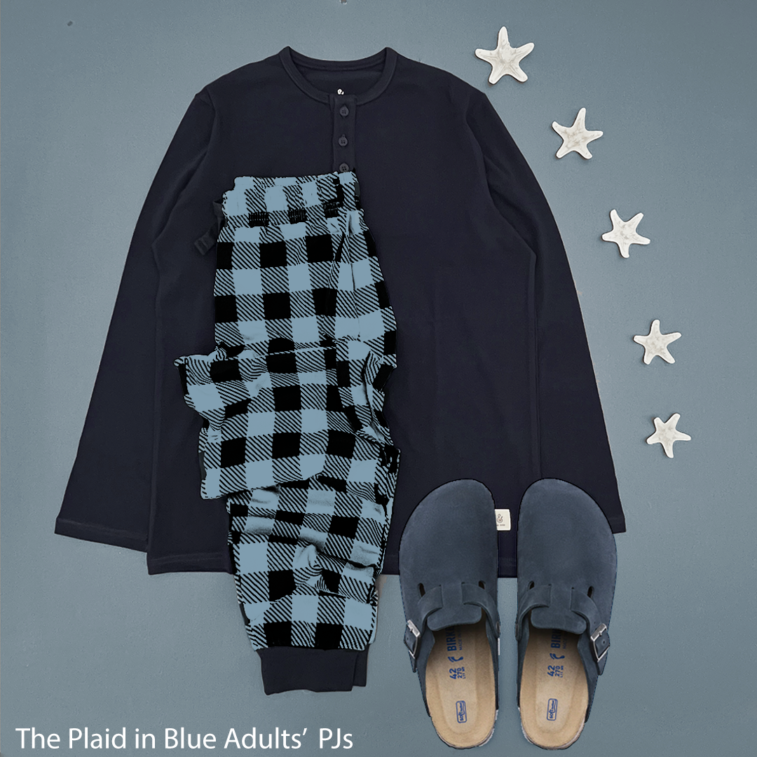 The Navy Plaid Fall Men PJs