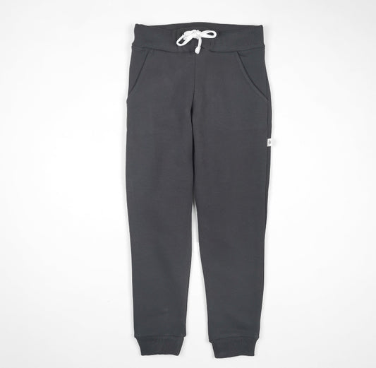 Kids unisex jogger pants in Charcoal