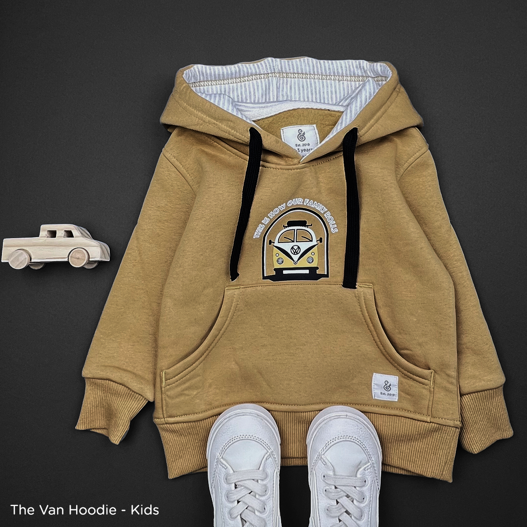 The Van Kids Hoodie in Caramel (HOODIE ONLY)