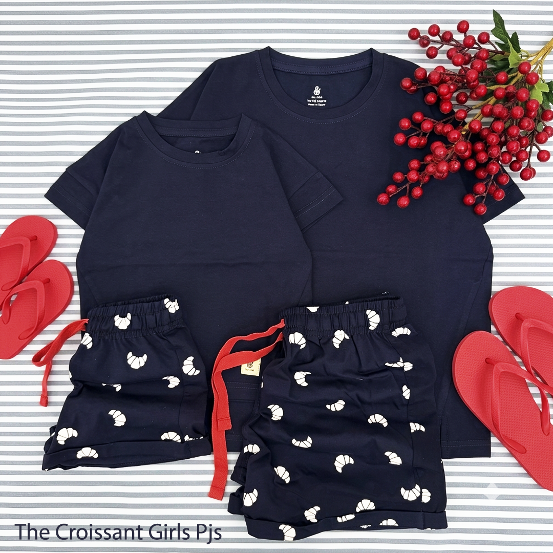 The Croissant Girls PJs