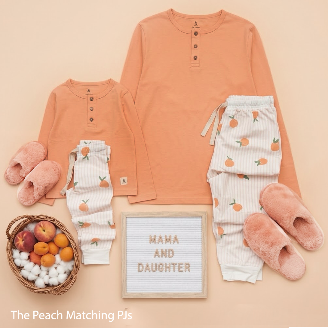 The Peaches Fall Girls PJs