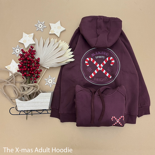 The Candy Cane Adult Hoodie (HOODIE ONLY)