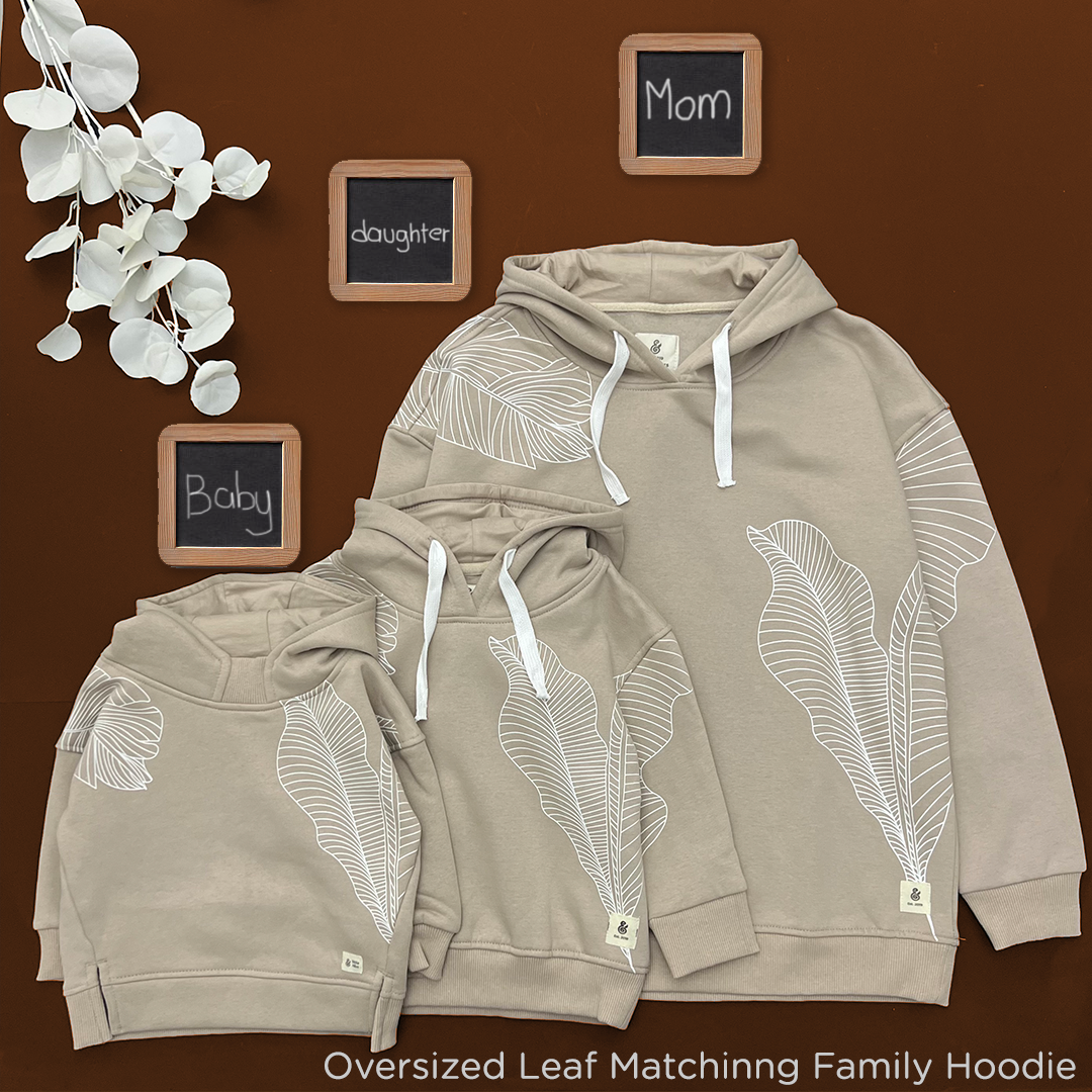 The Oversized Leaf Babies Hoodie (HOODIE ONLY)