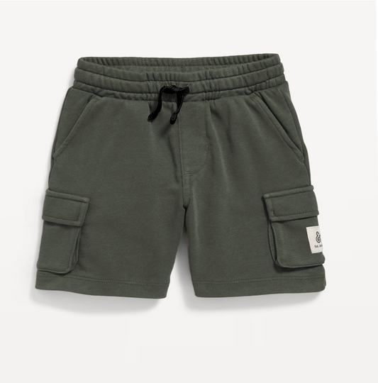 Dark Olive Cargo Men Shorts