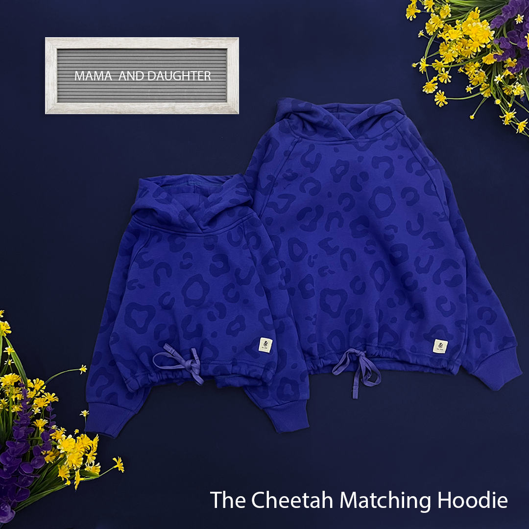 The Cheetah Cropped Women Hoodie (HOODIE ONLY)