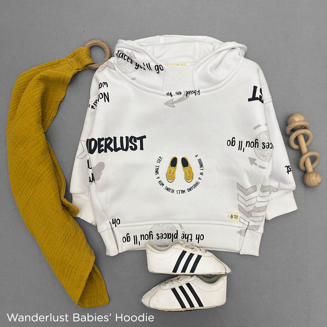 The Wanderlust Babies Hoodie (HOODIE ONLY)