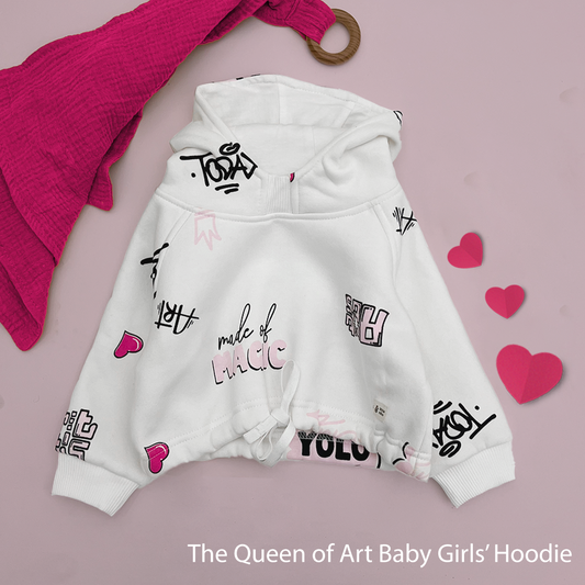 The Queen Of Art Baby Girls Hoodie (HOODIE ONLY)