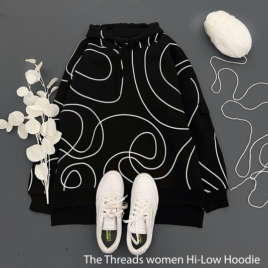 The Threads Women Hi-Low Hoodie (HOODIE ONLY)