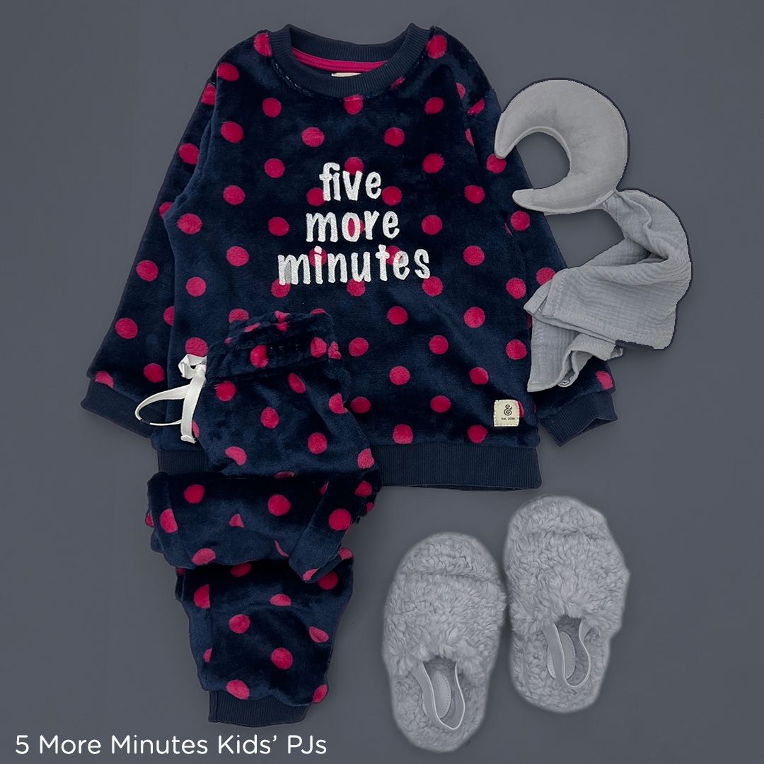 The 5 More Minutes Kids Fleece PJs