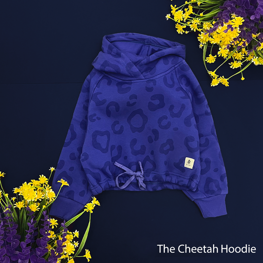 The Cheetah Cropped Women Hoodie (HOODIE ONLY)