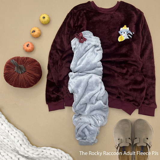 The Raccoon Men Fleece PJs