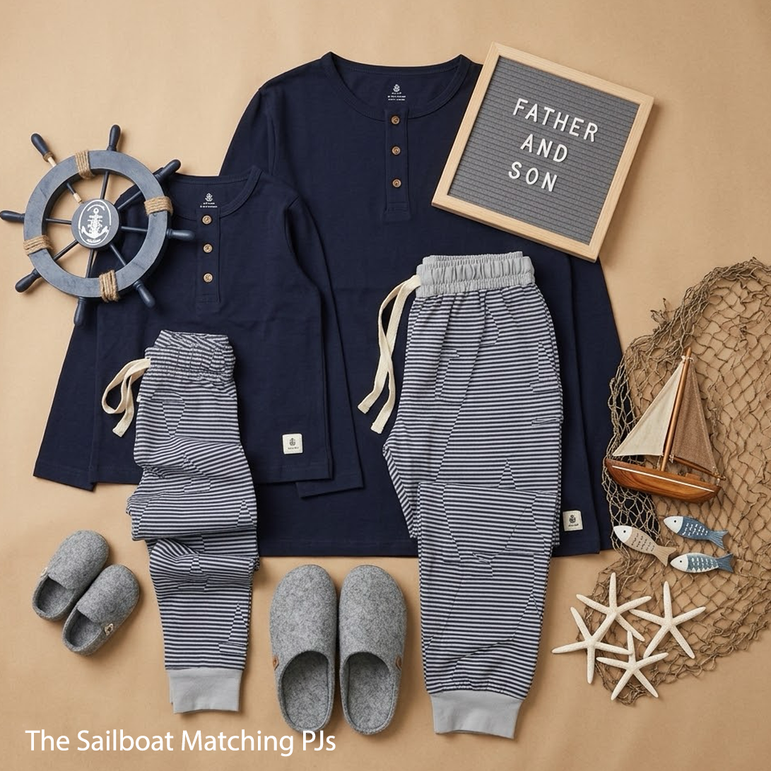 The Sailboat Fall Boys PJs