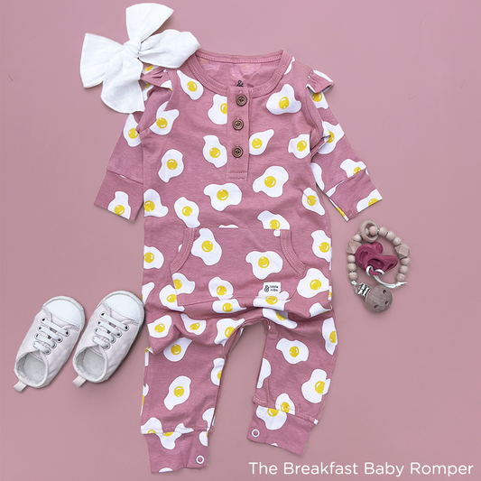 The Breakfast Baby Girls' Romper in Cashmere