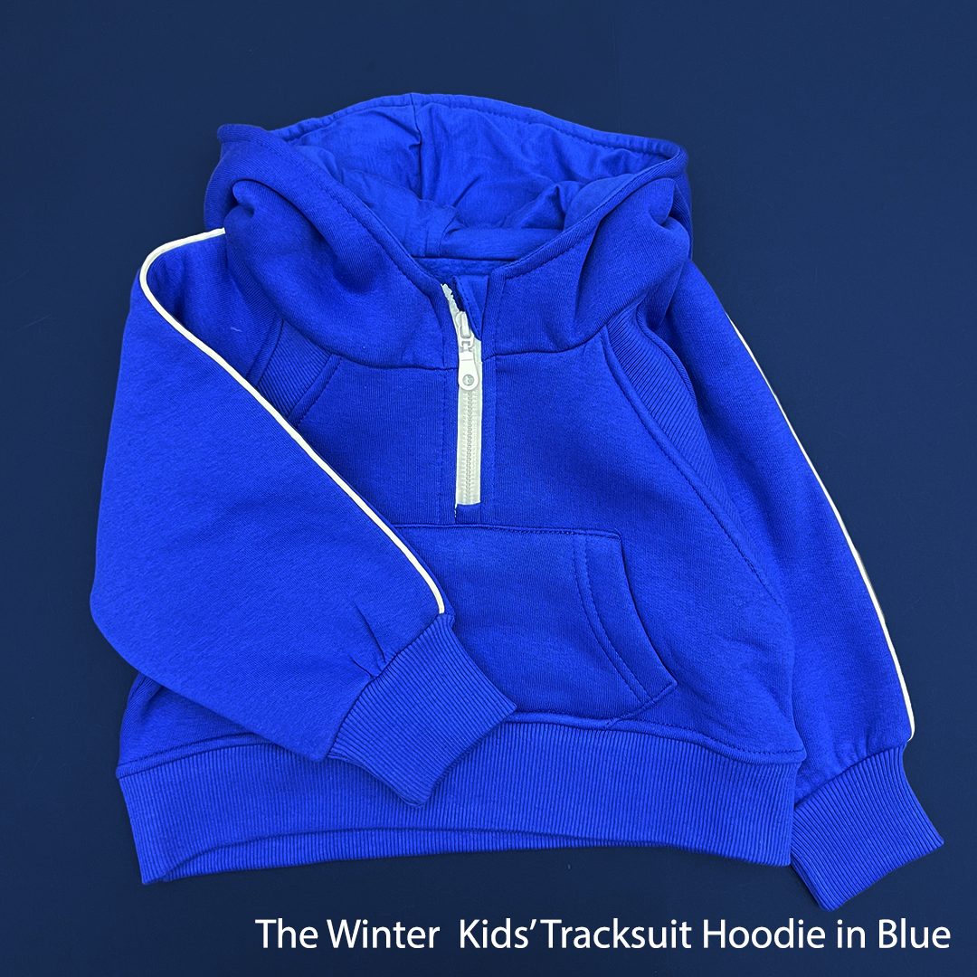 The Winter Tracksuit in Blue For Kids