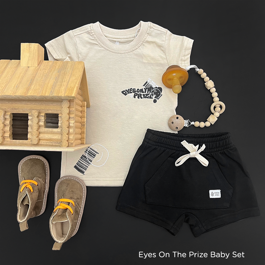 The Eyes on The Prize Set For Baby Boys (T-Shirt and Shorts ONLY)