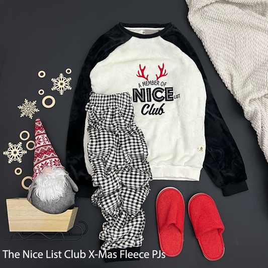 The Nice List Club Adult Fleece PJs