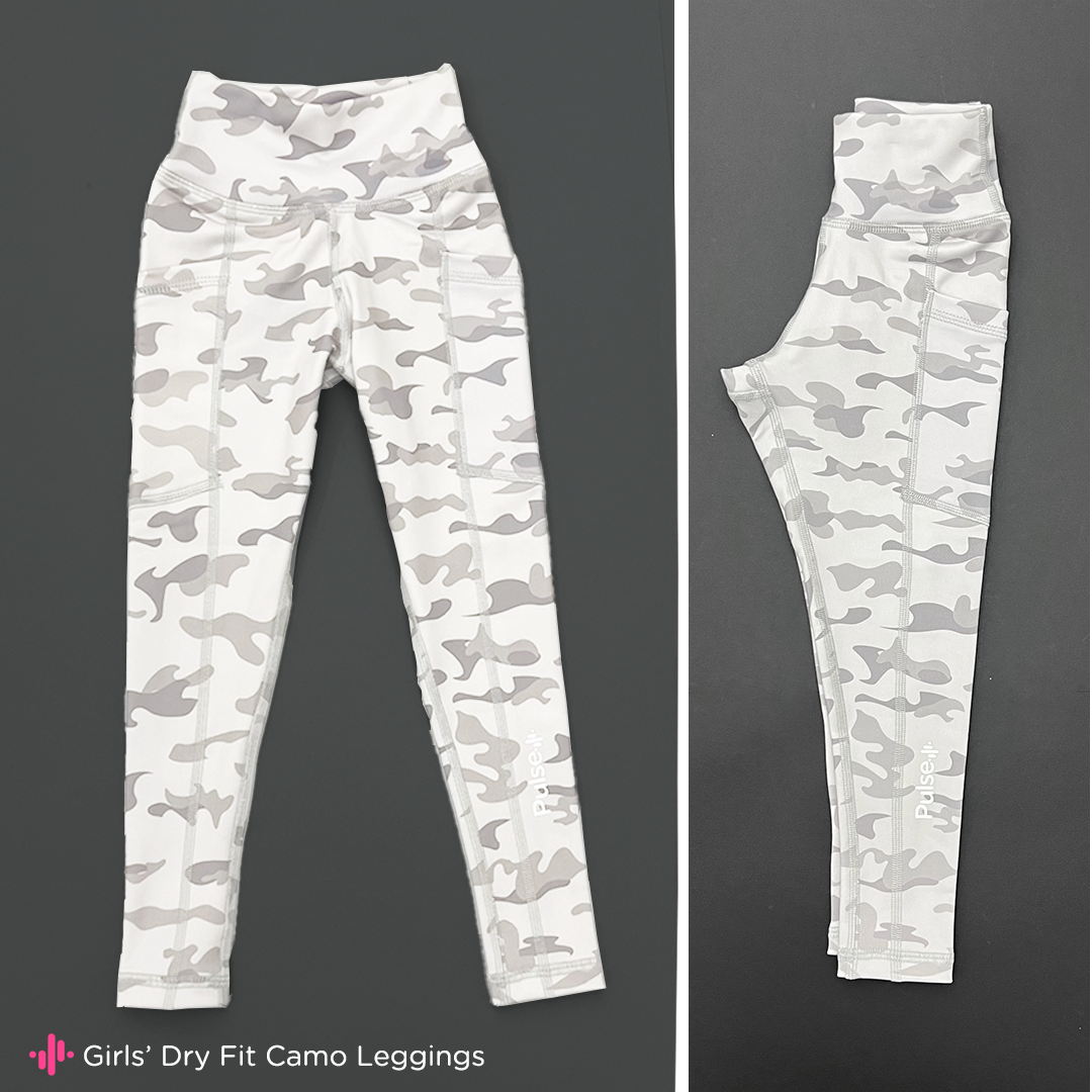 Camo Gray Sports Leggings