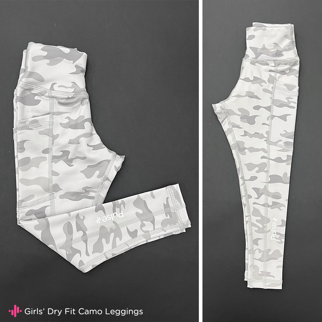 Camo Gray Sports Leggings