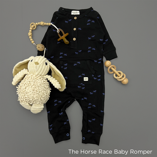 The Horse Race Baby Boys Romper