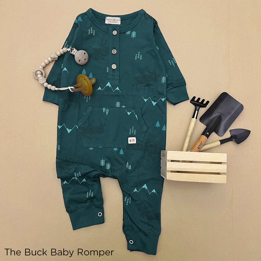 The Buck Baby Boys Romper