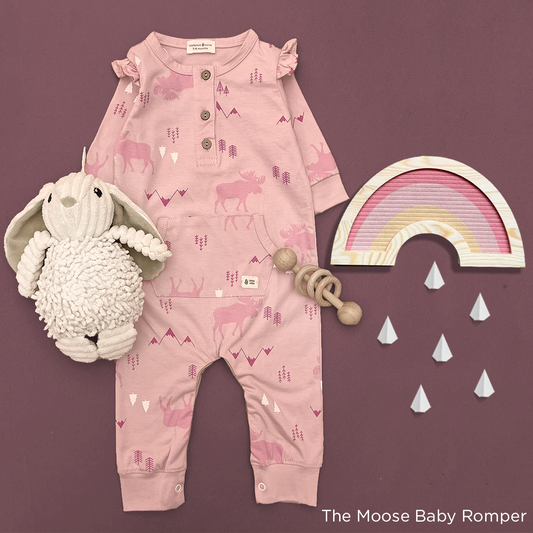 The Moose Baby Girls Romper