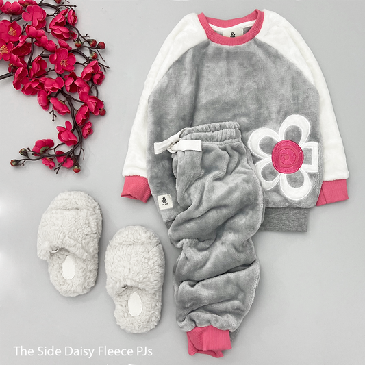 The Side Daisy Girls Fleece PJs