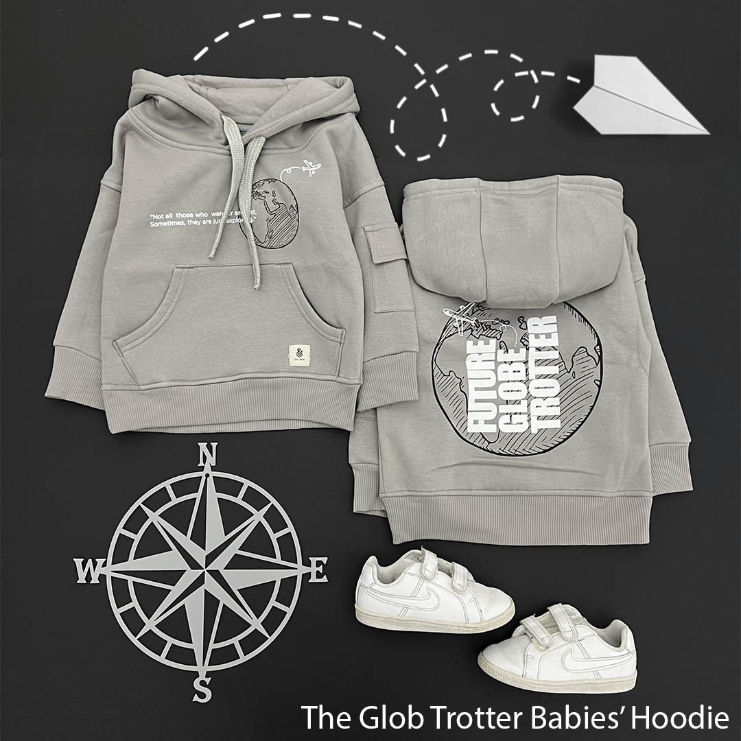 The Globe Trotter Kids Hoodie (HOODIE ONLY)