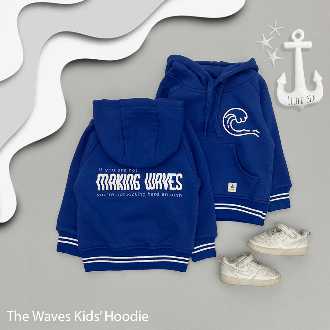 The Making Waves in Blue Kids Hoodie (HOODIE ONLY)