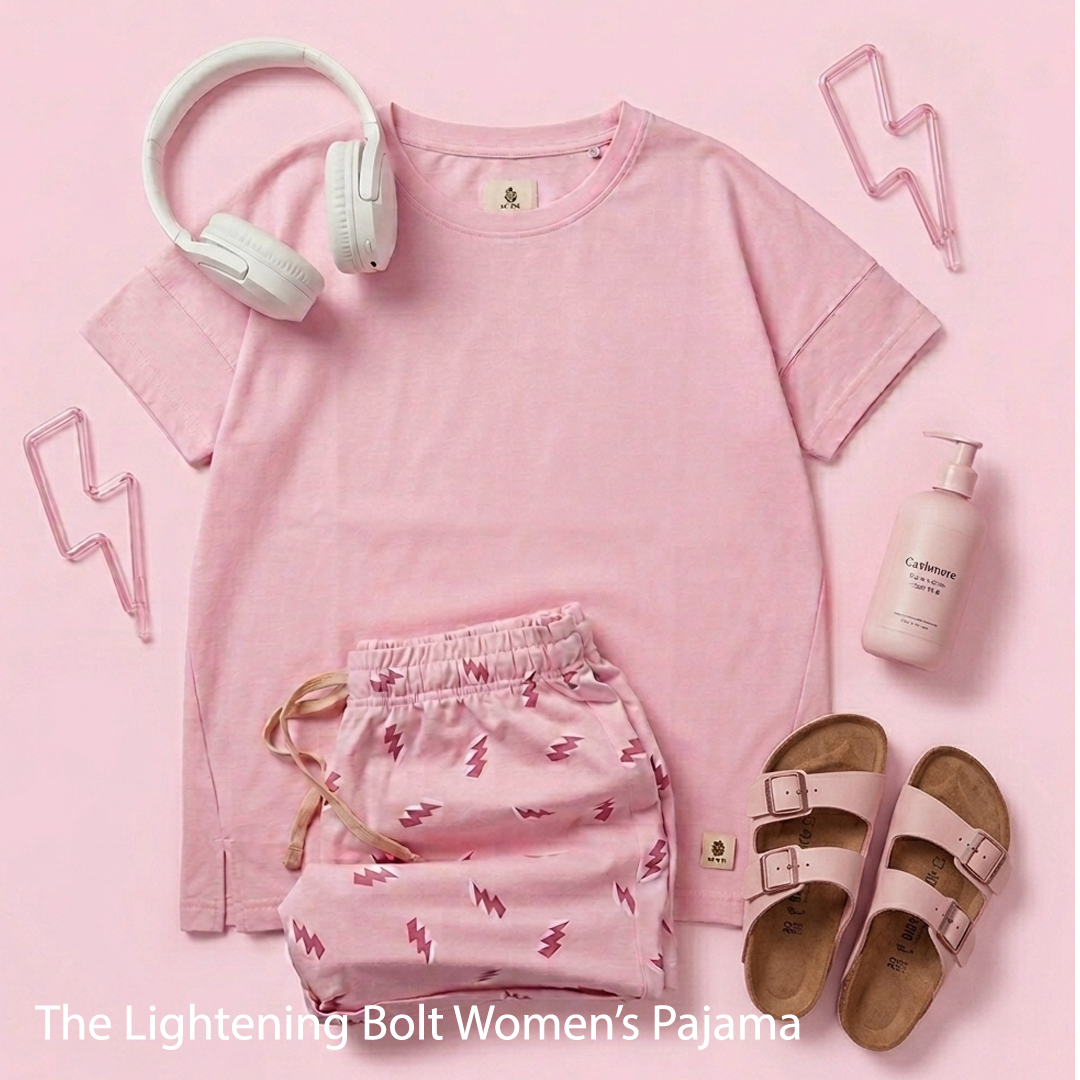The Lightening in Pink Women PJs