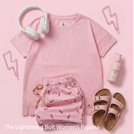 The Lightening in Pink Women PJs