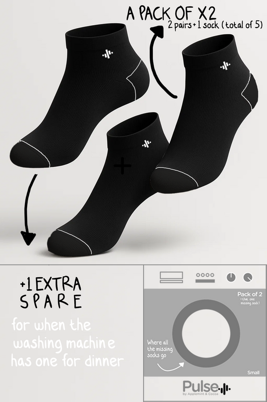 Crew Kids’ Socks in Black