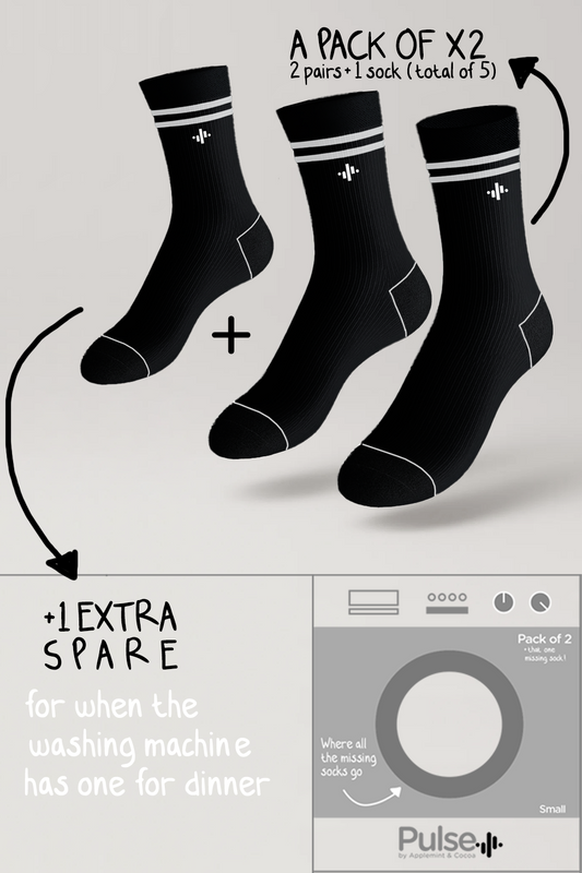 High Kids’ Socks in Black