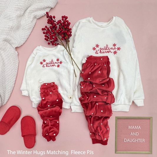 The Winter Hugs Women Fleece PJs