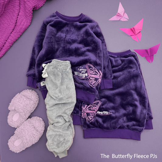 The Spread Your Wings Girls Fleece PJs