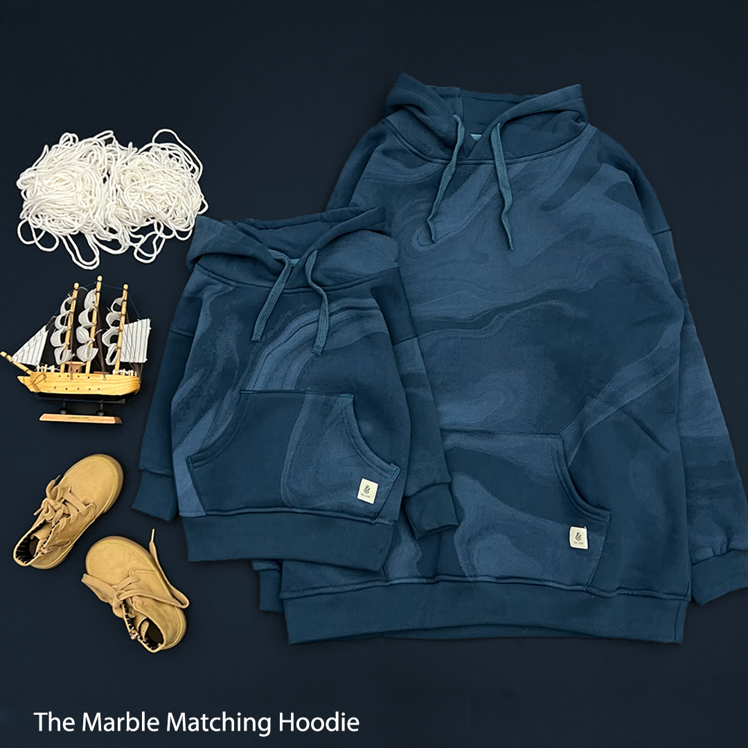 The Sapphire Marble Adult Hoodie (HOODIE ONLY)