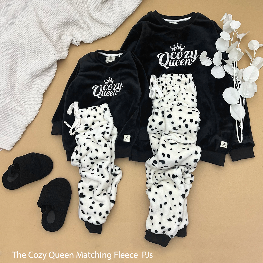 The Cozy Queen Girls Fleece PJs